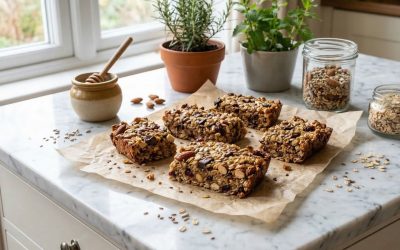 Honey Oat Snack Bars